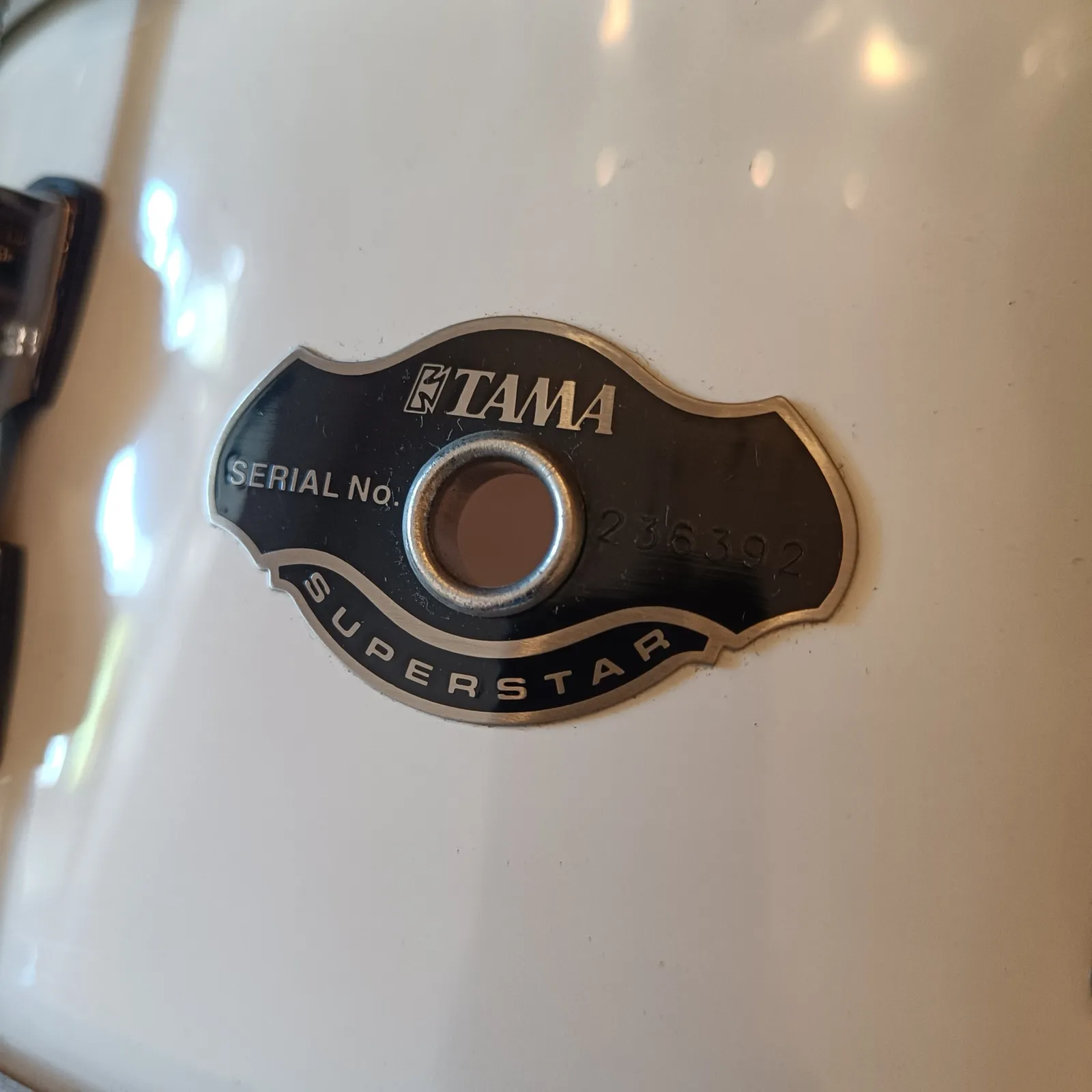 Tama-Superstar Hyperdrive Custom 13"x6" White – Image 2