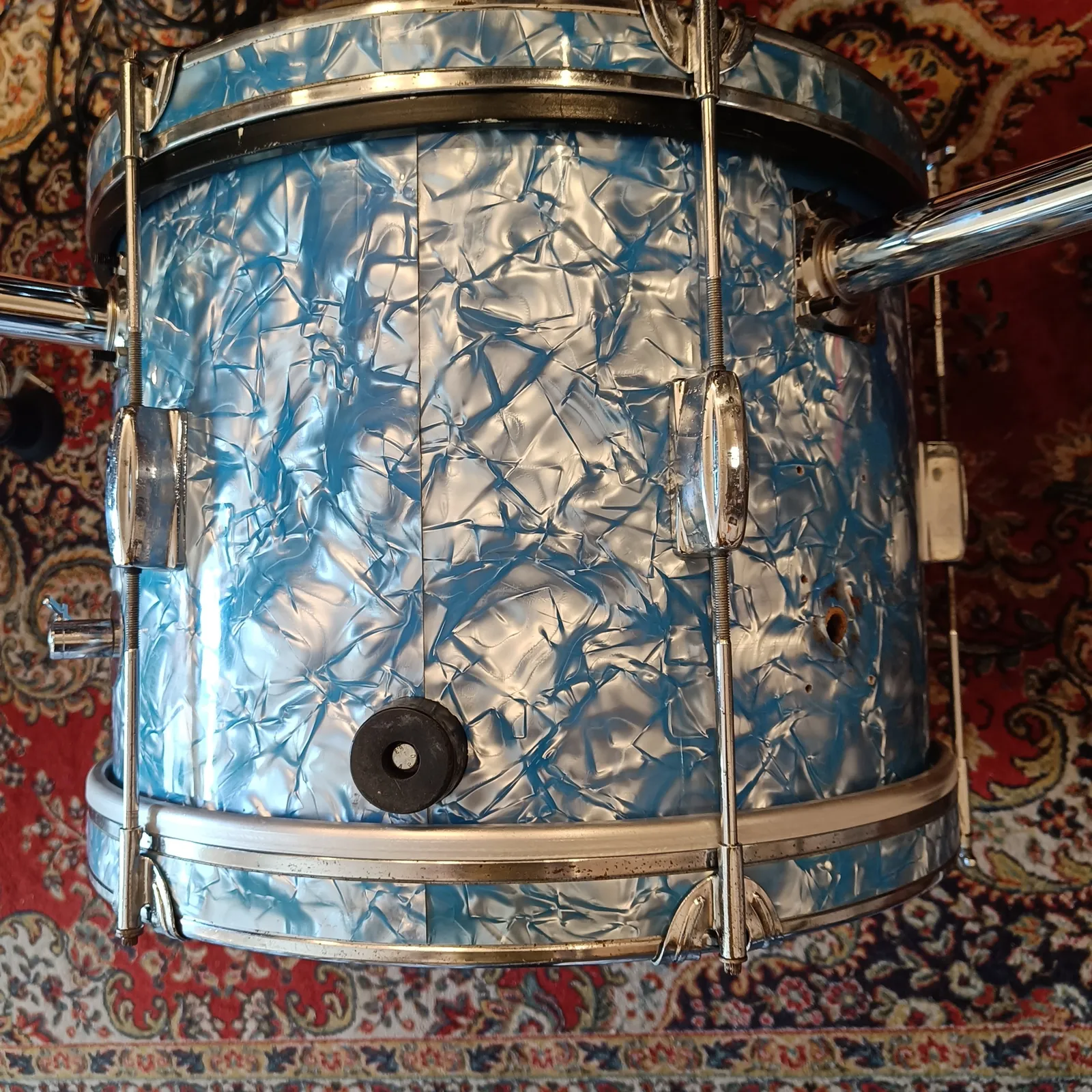 Grosse Caisse Blue Diamond Pearl 18"x12" – Image 6