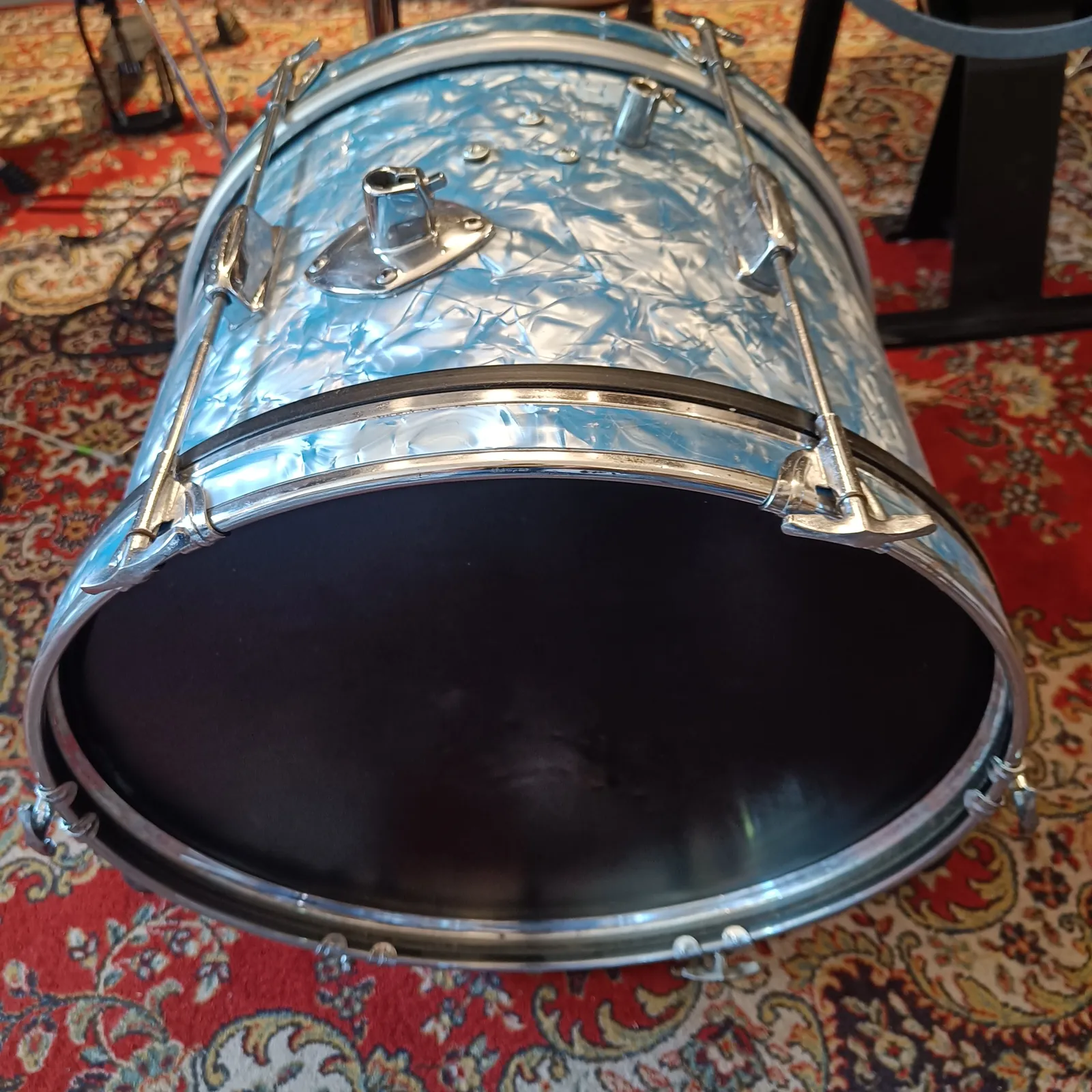 Grosse Caisse Blue Diamond Pearl 18"x12"