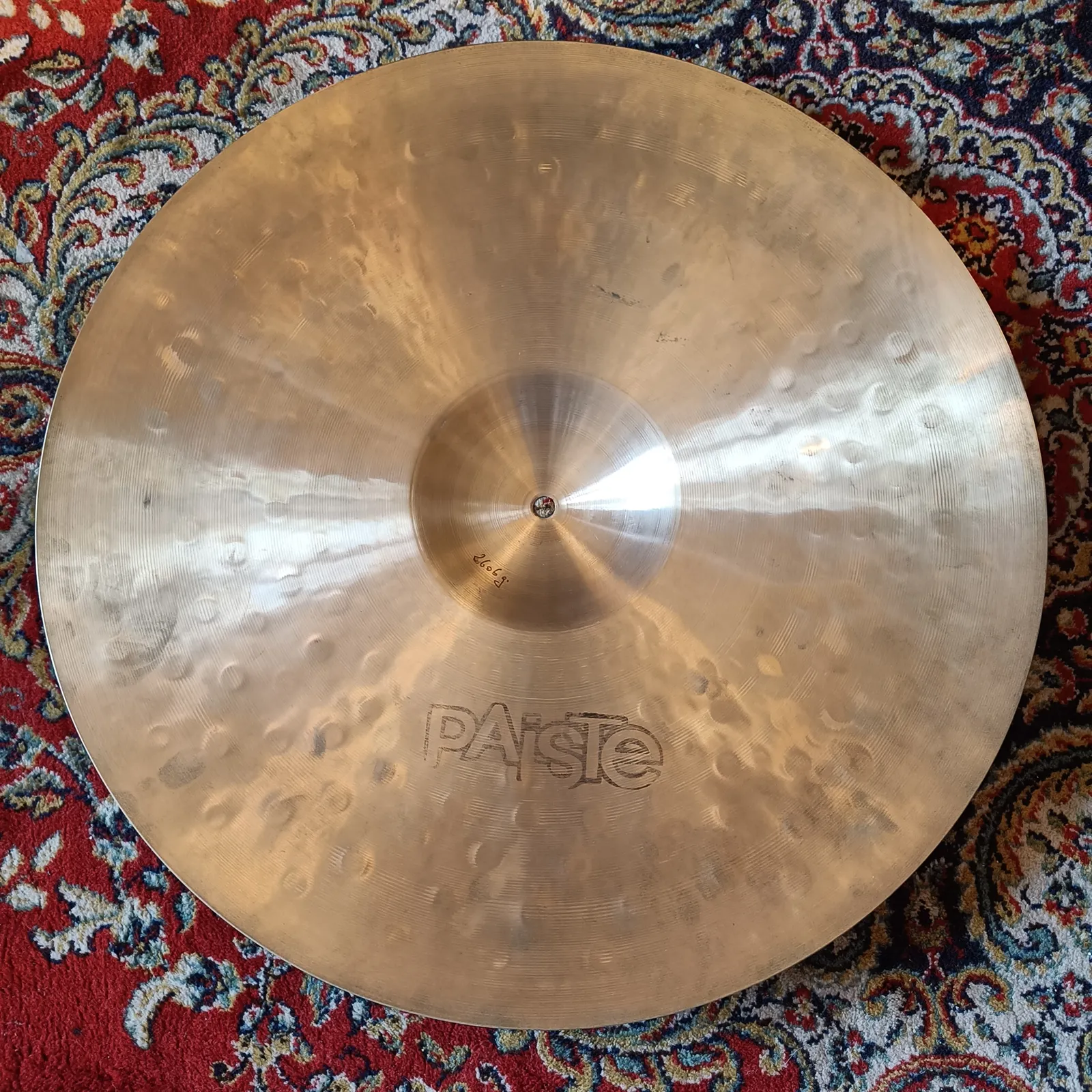 Paiste Sound Creation Bell Ride 20" Black Label 1979 – Image 4
