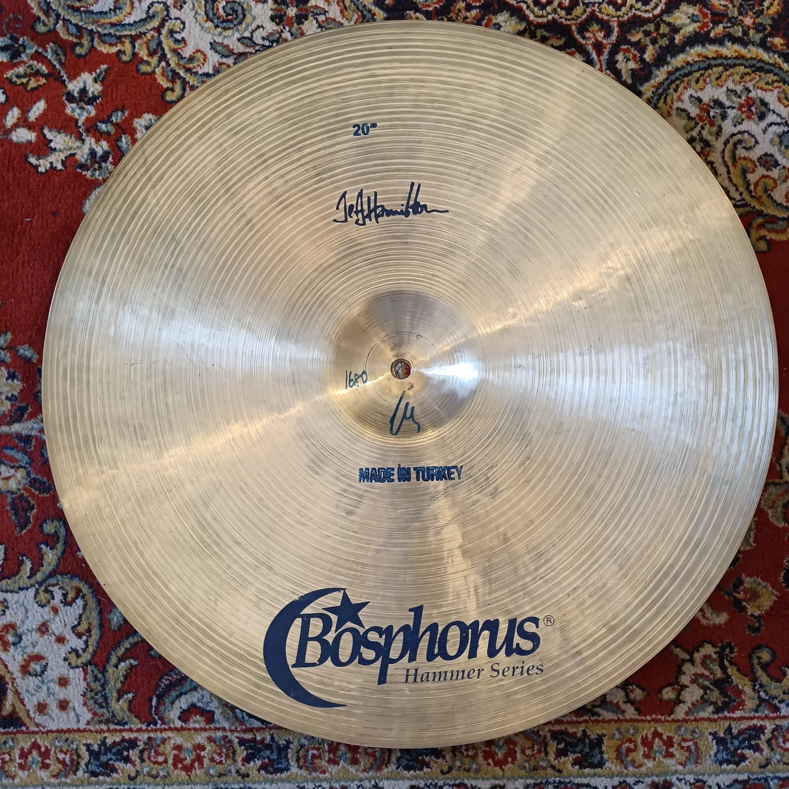 Bosphorus Hammer Serie Jeff Hamilton Ride 20" – Image 3