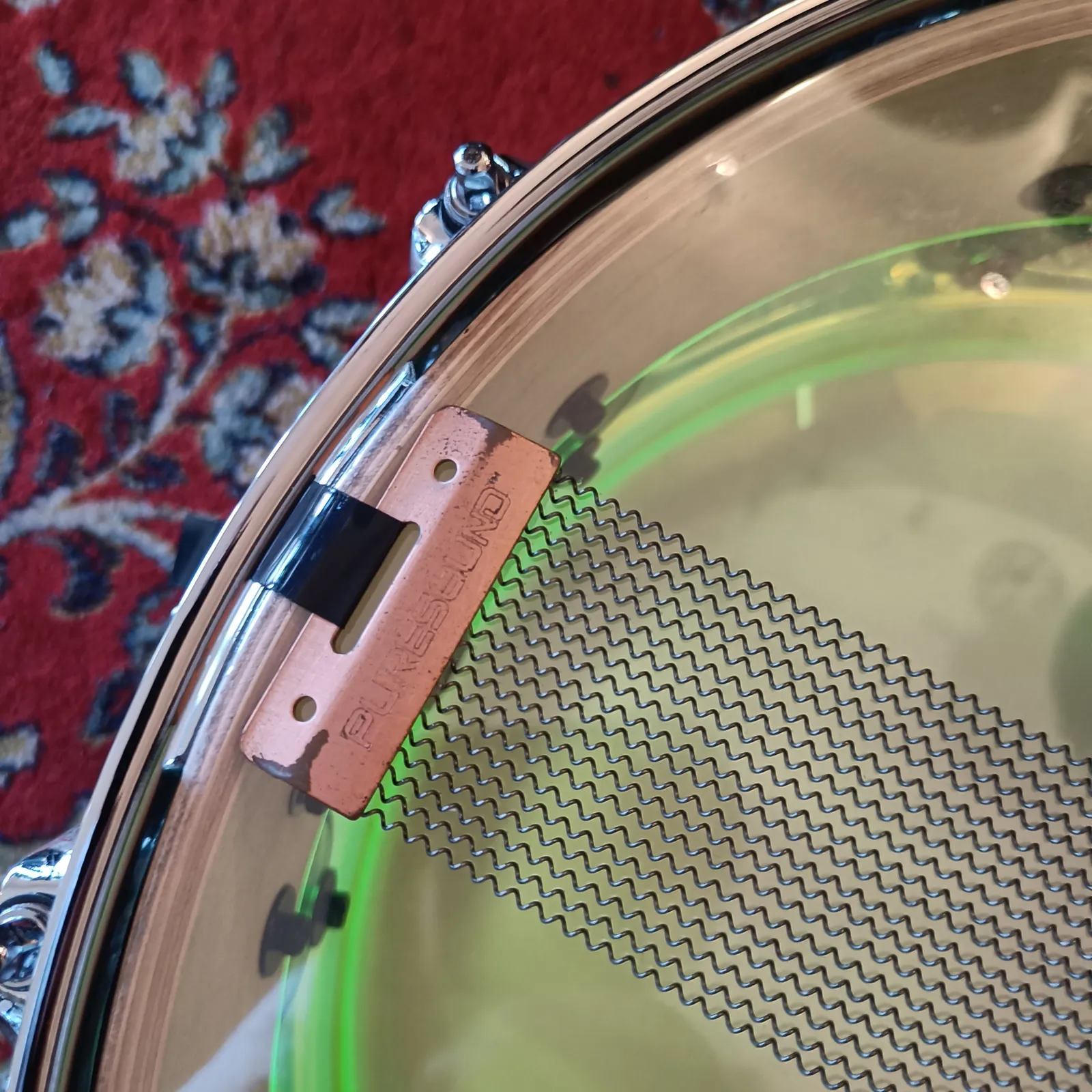 DMJ Custom Drums Girona 14"x5,5" Acrylic/Maple Hybrid – Image 8