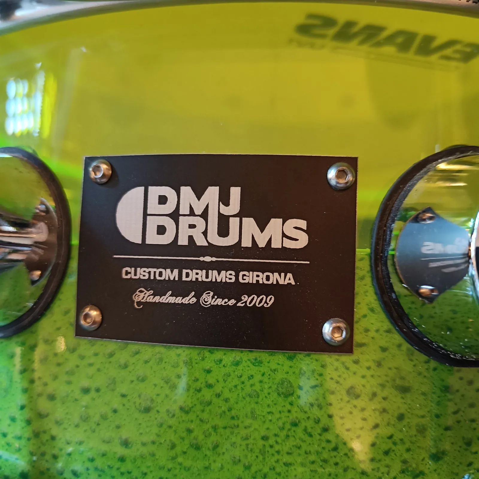 DMJ Custom Drums Girona 14"x5,5" Acrylic/Maple Hybrid – Image 2