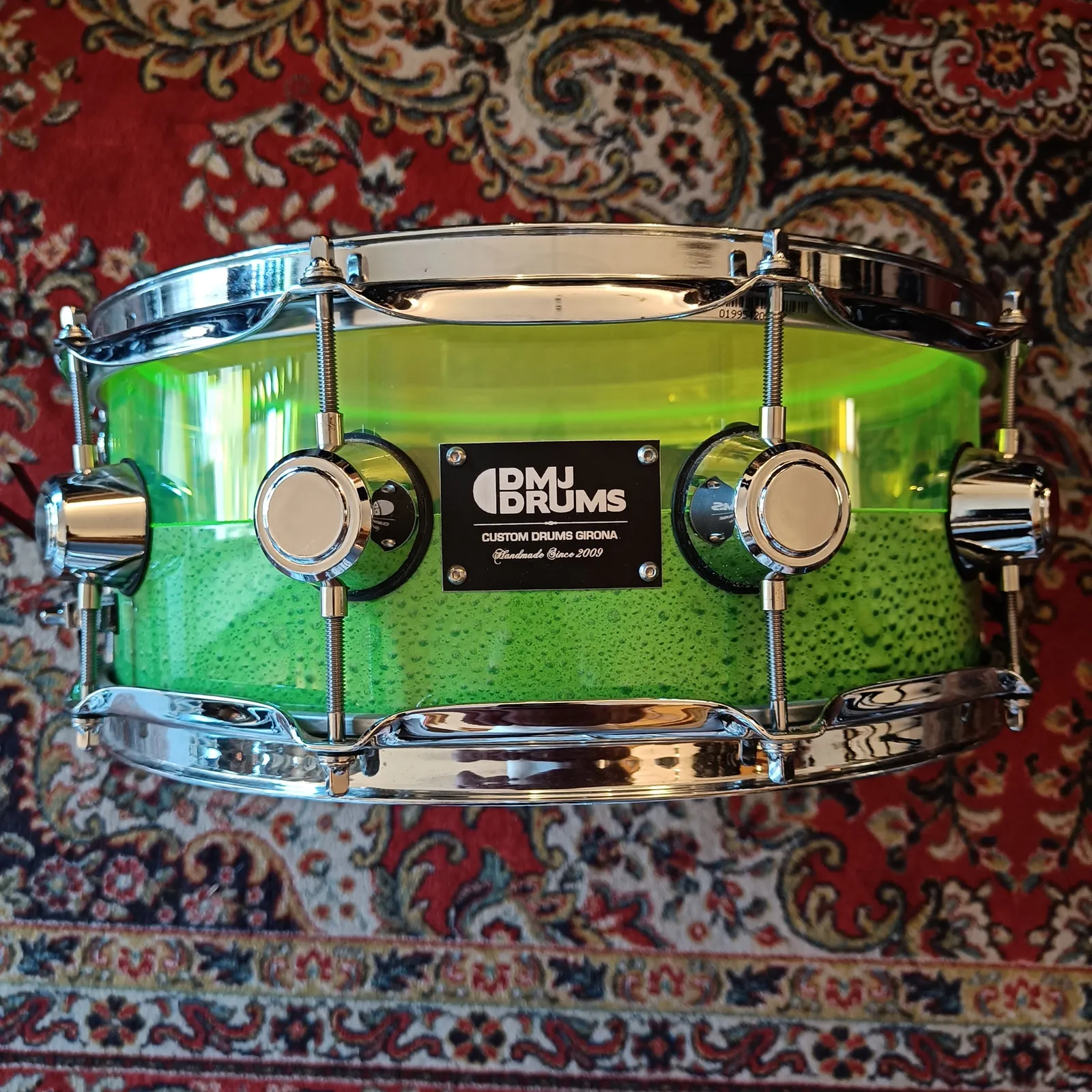 DMJ Custom Drums Girona 14"x5,5" Acrylic/Maple Hybrid