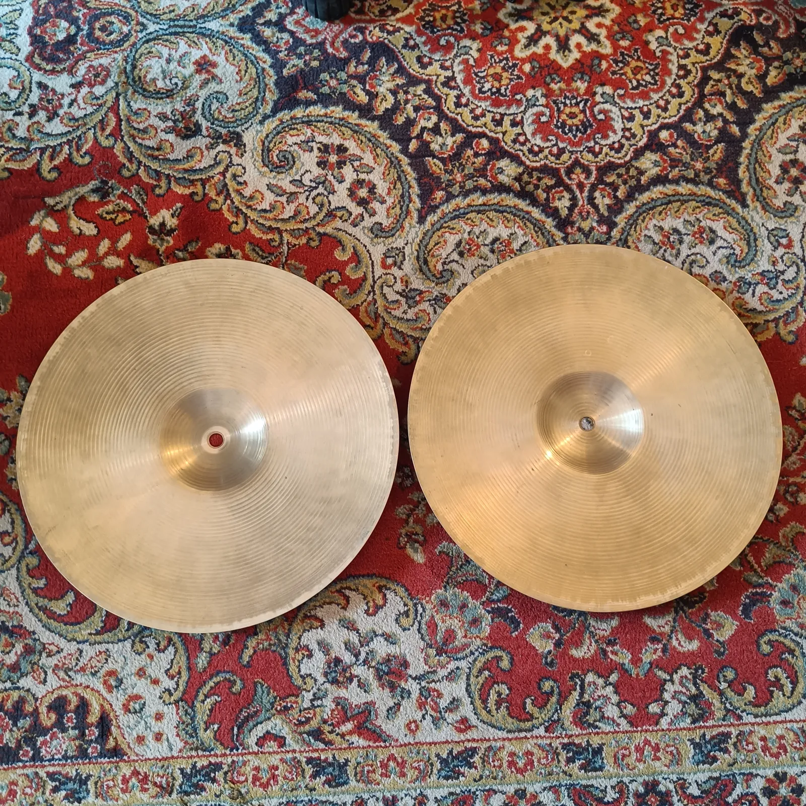 Paiste Formula 602 Hi Hat 13" Pre Serial 60's – Image 5
