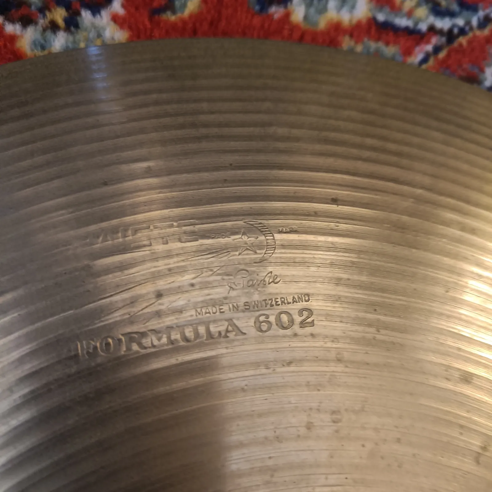 Paiste Formula 602 Hi Hat 13" Pre Serial 60's – Image 4