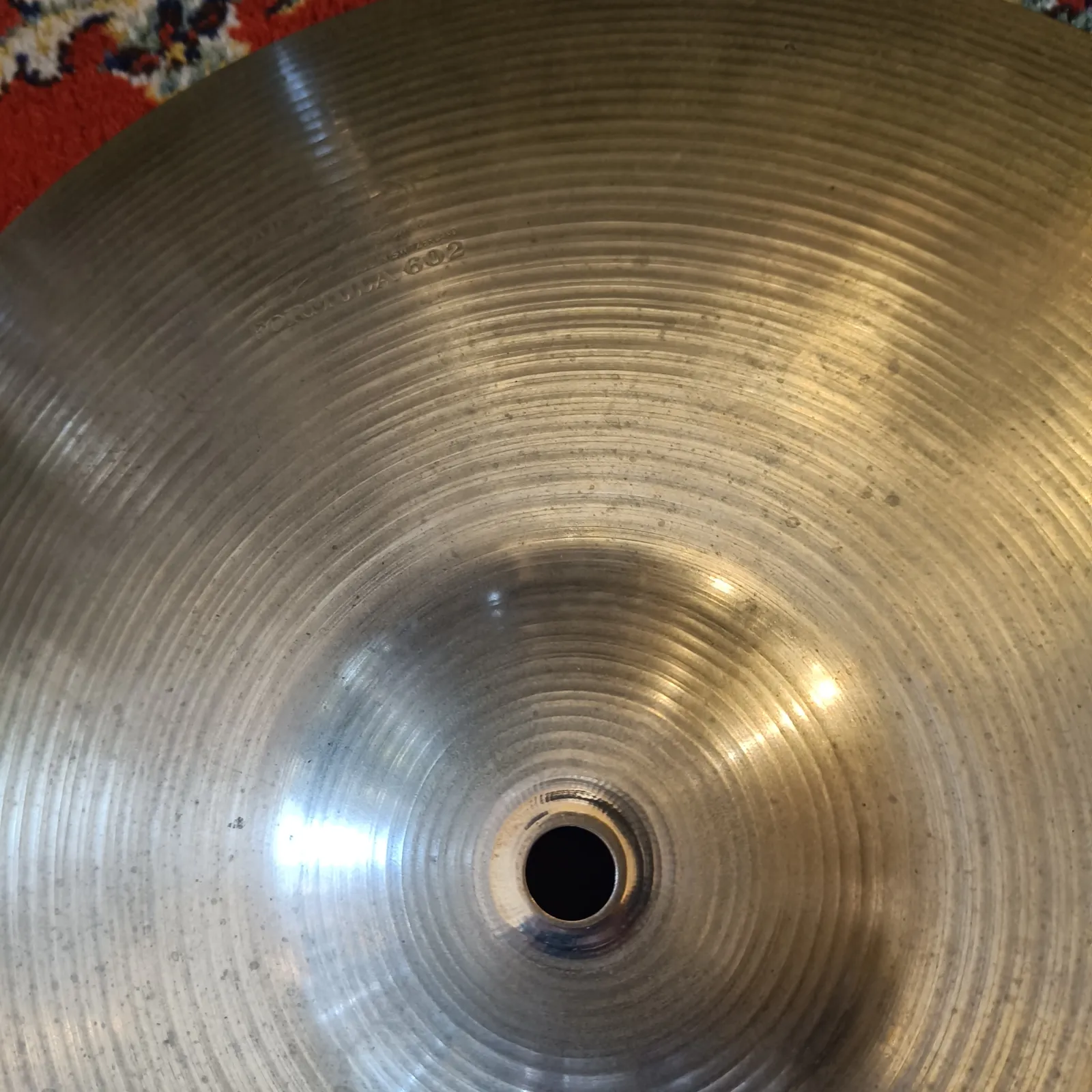 Paiste Formula 602 Hi Hat 13" Pre Serial 60's – Image 2