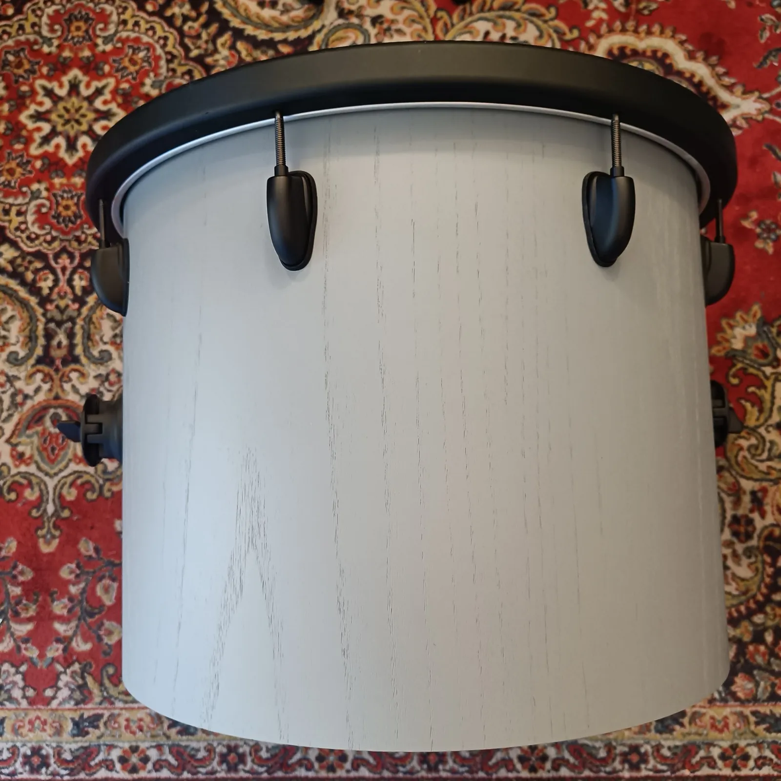 Art Custom Drums Gong Drum 18"x14" Chesnut Medium Matte Grey – Image 2