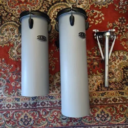 Art Custom Drums Octobans 6"x21" x 6"x17" Chesnut Medium Matte Grey