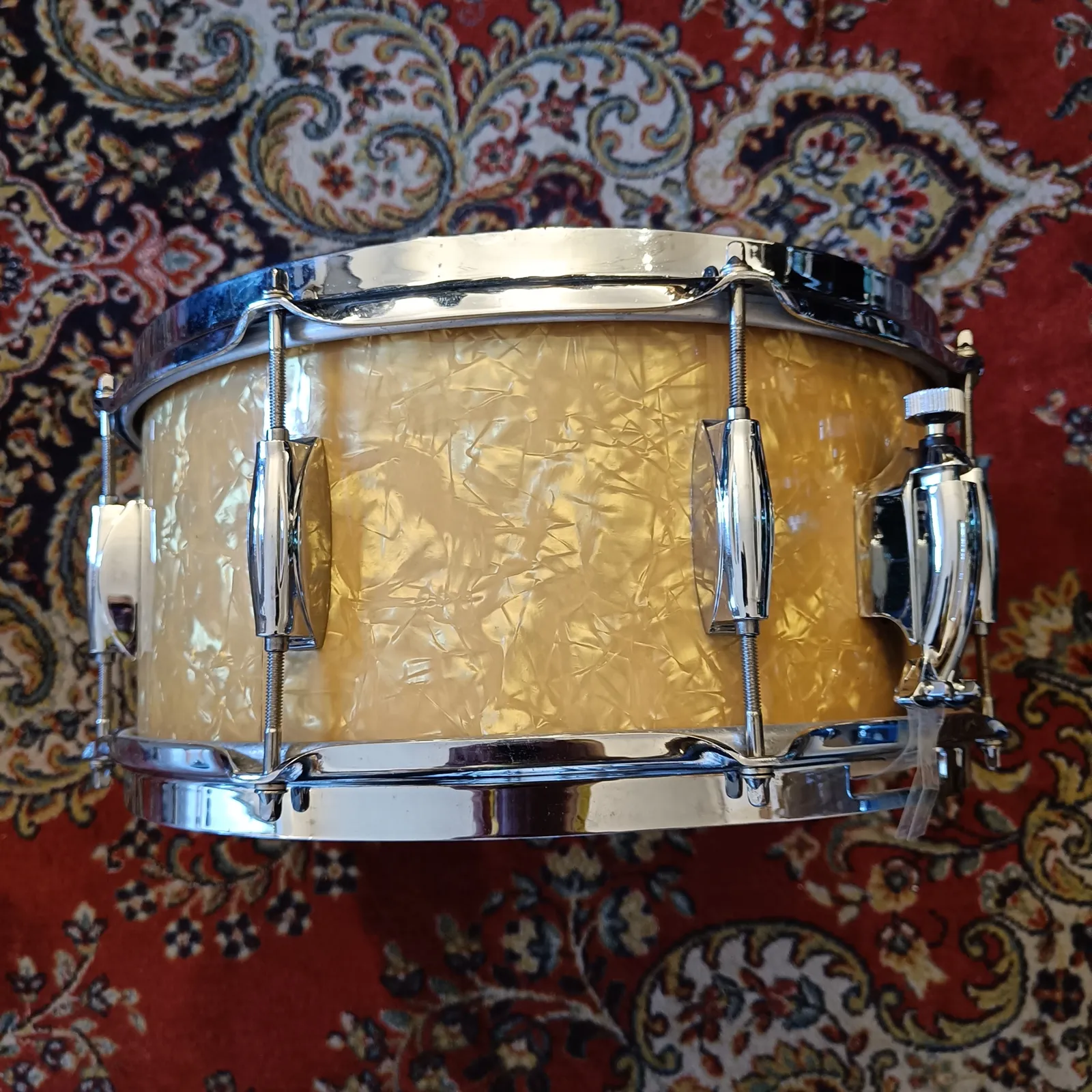Gretsch Broadkaster 14"x6,5" Antique Pearl Ltd Edition – Image 5