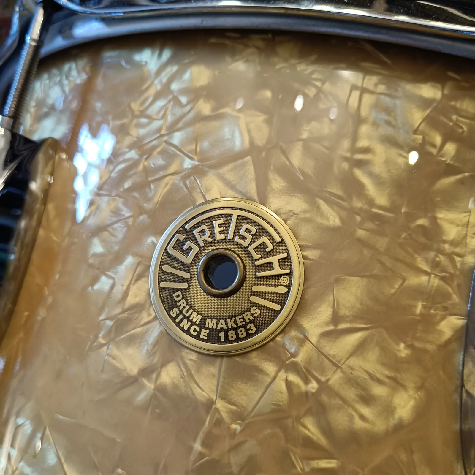 Gretsch Broadkaster 14"x6,5" Antique Pearl Ltd Edition – Image 2