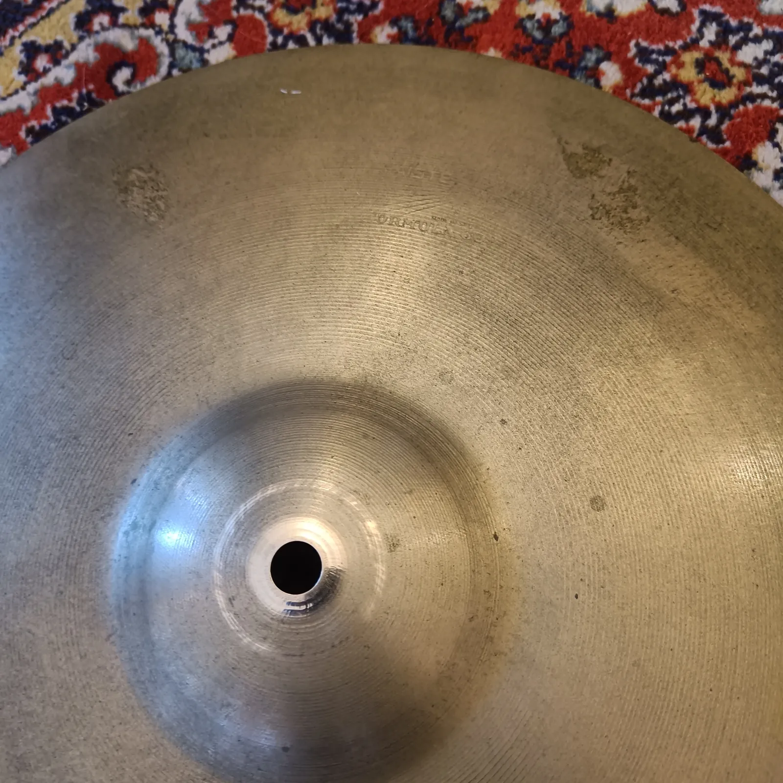 Paiste Formula 602 Hi Hat Sound Edge 14" Transition 70's Black Label, Pre-serial – Image 2