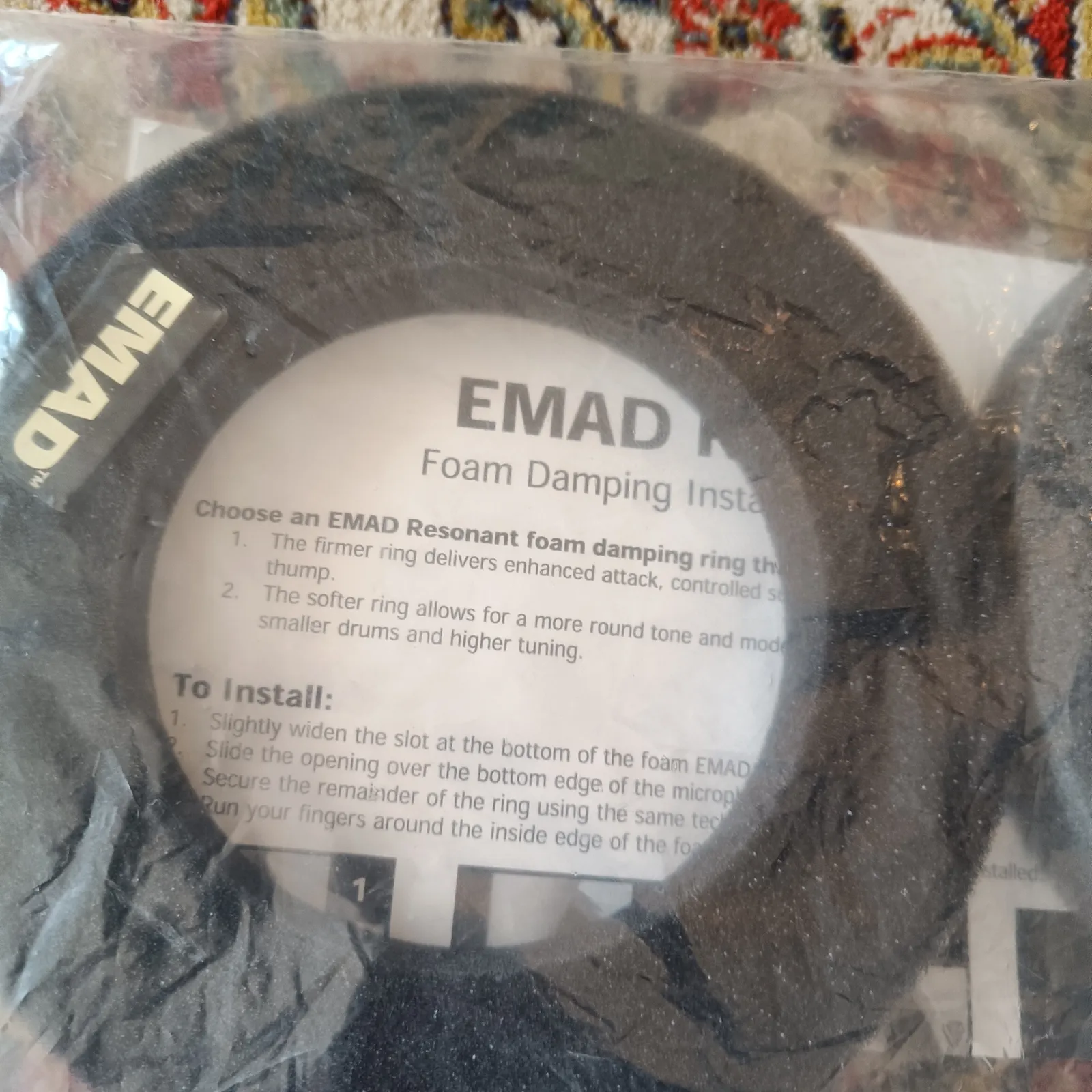 Evans Drumheads Emad Foam Damping Kit – Image 2