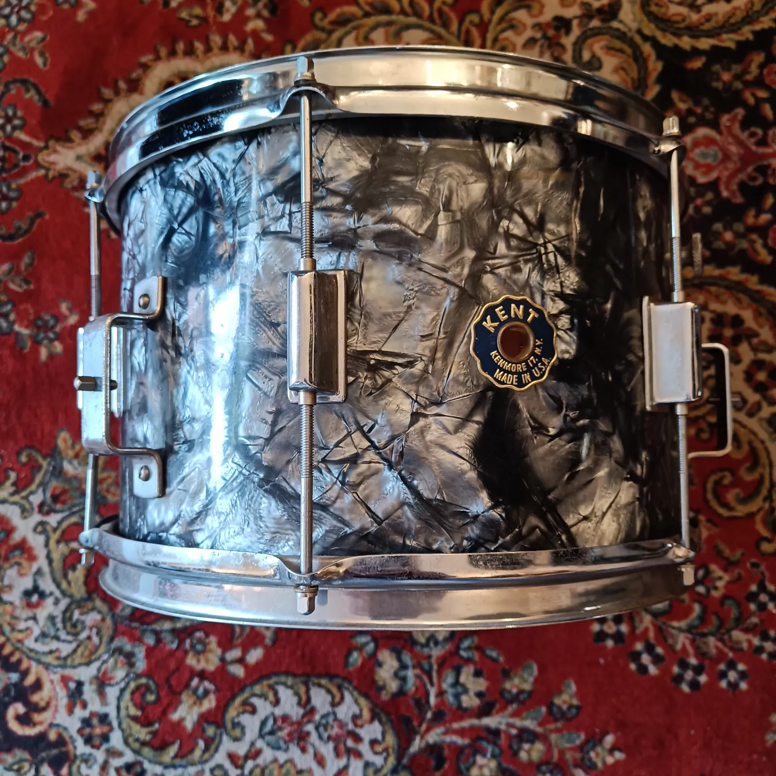 Kent USA Tom 13"x9" Black Oyster Vintage 1