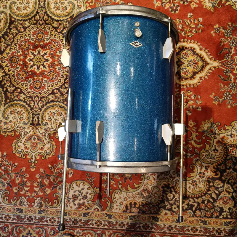 Sonic Tom Bass 15"+ x18" (métrique) Blue Sparkle – Image 3