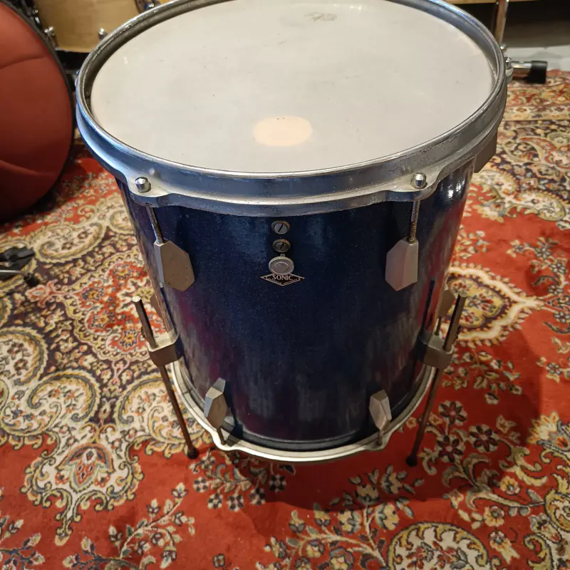 Sonic Tom Bass 15"+ x18" (métrique) Blue Sparkle